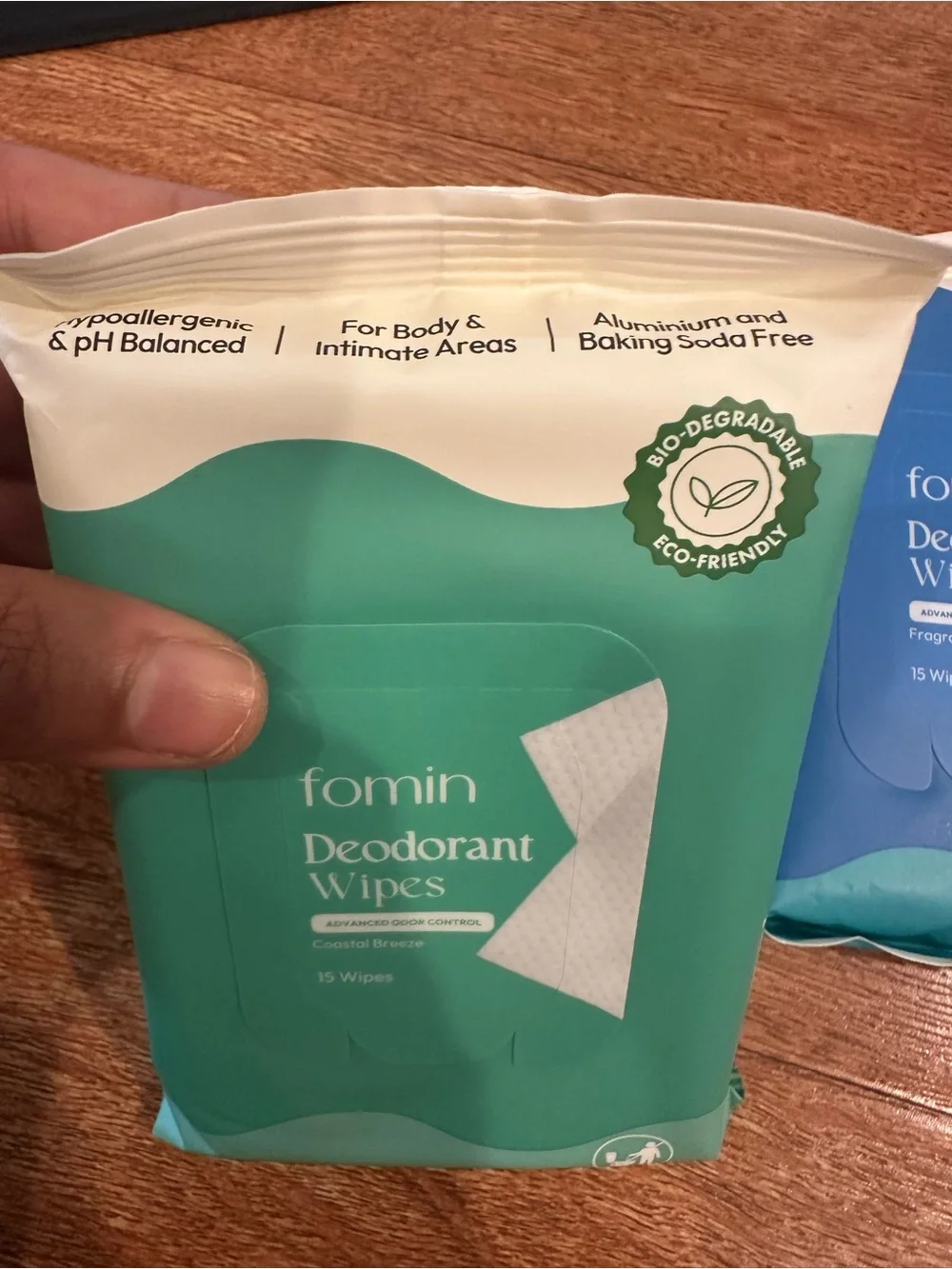 Fomin deodorant wipes